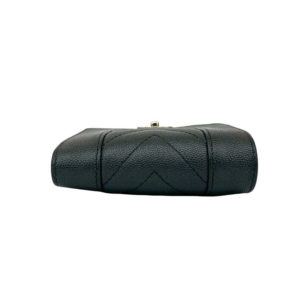 CHANEL Authentic Black Caviar Leather Wallet - Picture 3 of 10